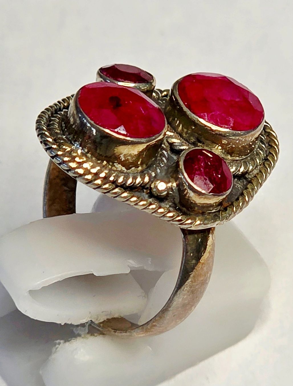Ringe: Rubin Fingerring in Silber – Neu (gemäss Beschreibung) aus Zürich von Benedikt21 2