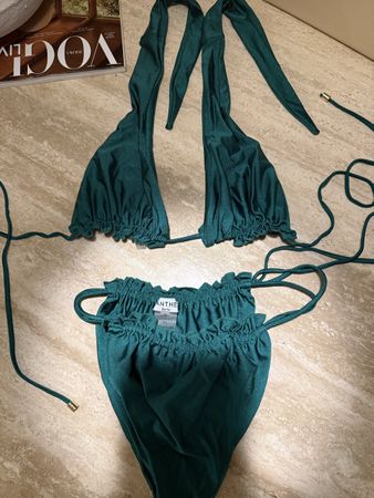JANTHEE Bikini Set Emerald Green Size L