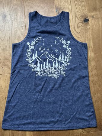 Top, Tanktop,Tshirt, Shirt Berg-Motiv, Grösse M, neuwertig!