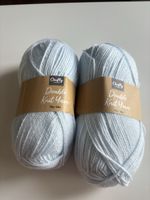 200g Babyblau DK Acrylgarn – Stricken & Häkeln