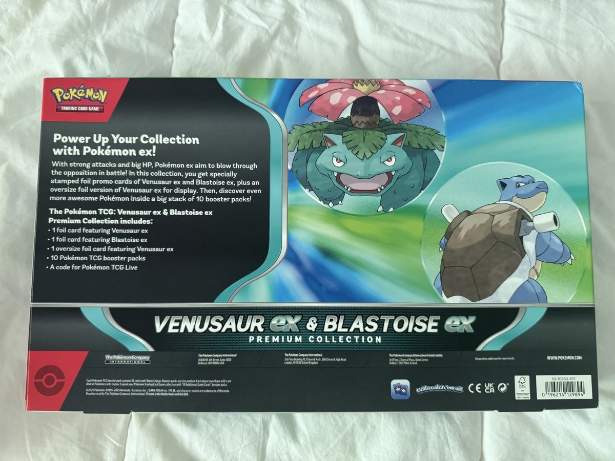 Pokémon Sammelbilder & Trading cards: Pokemon Venusaur EX & Blastoise EX Premium Collection – Neu und originalverpackt aus Genève von ana_8jdt 1