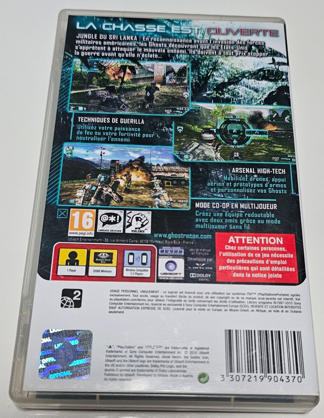 Sony Jeux: PSP Spiel - Tom Clancy's Ghost Recon Predator – D'occasion à La Garde par The_Hammer76 1