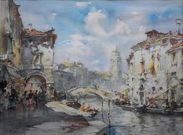 Venedig Canale Grande Wolfgang Tritt 1913 - 1983