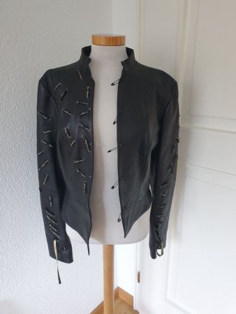 John Richmond Hammer Lederjacke Neu Gr. 38
