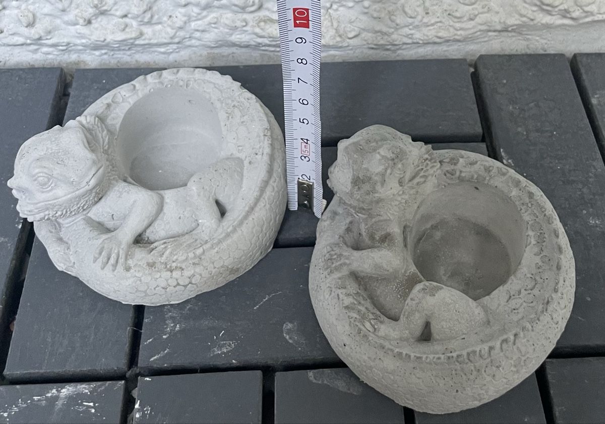Toutes les décorations: 2er Set Kerzenhalter Eidechse neu – Neuf avec emballage d'origine à Au ZH par Jaggy4 3