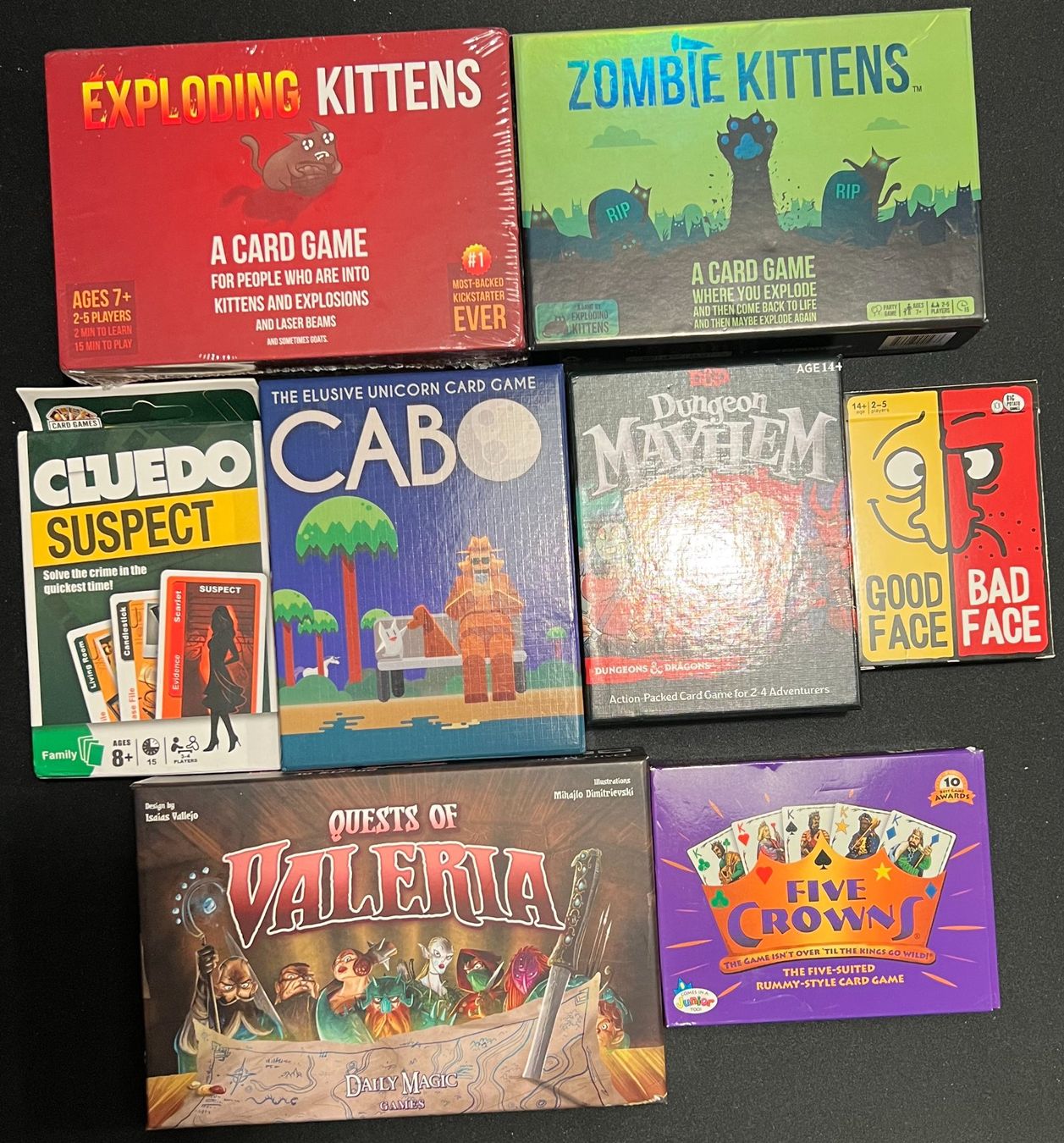 Spiele: 8 verschiedene Kartenspiele – Gebraucht aus Uster von Stoessda