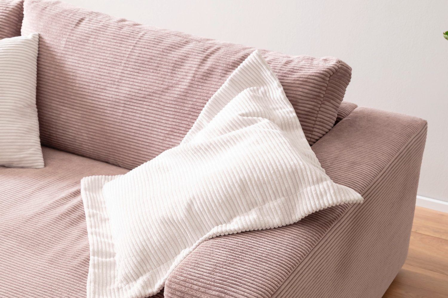 Divani: Big Sofa High End in Cord rosa – Nuovo e nell'imballaggio originale da Bischofszell venduto da deluxe-moebel 3