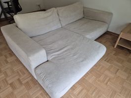 Stylisches Ecksofa Beige, Ultra bequem & Grosszügig 250x165