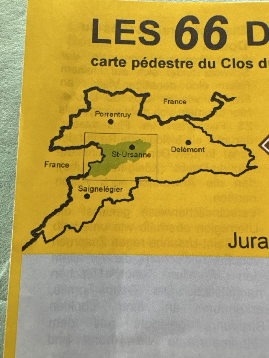 Cartoline: Wanderkarte Les 66 du Doubs – Nuovo (secondo la descrizione) da Grenchen venduto da nethy 2