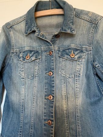 Verwaschene Jeansjacke, Denim Jacket 💙