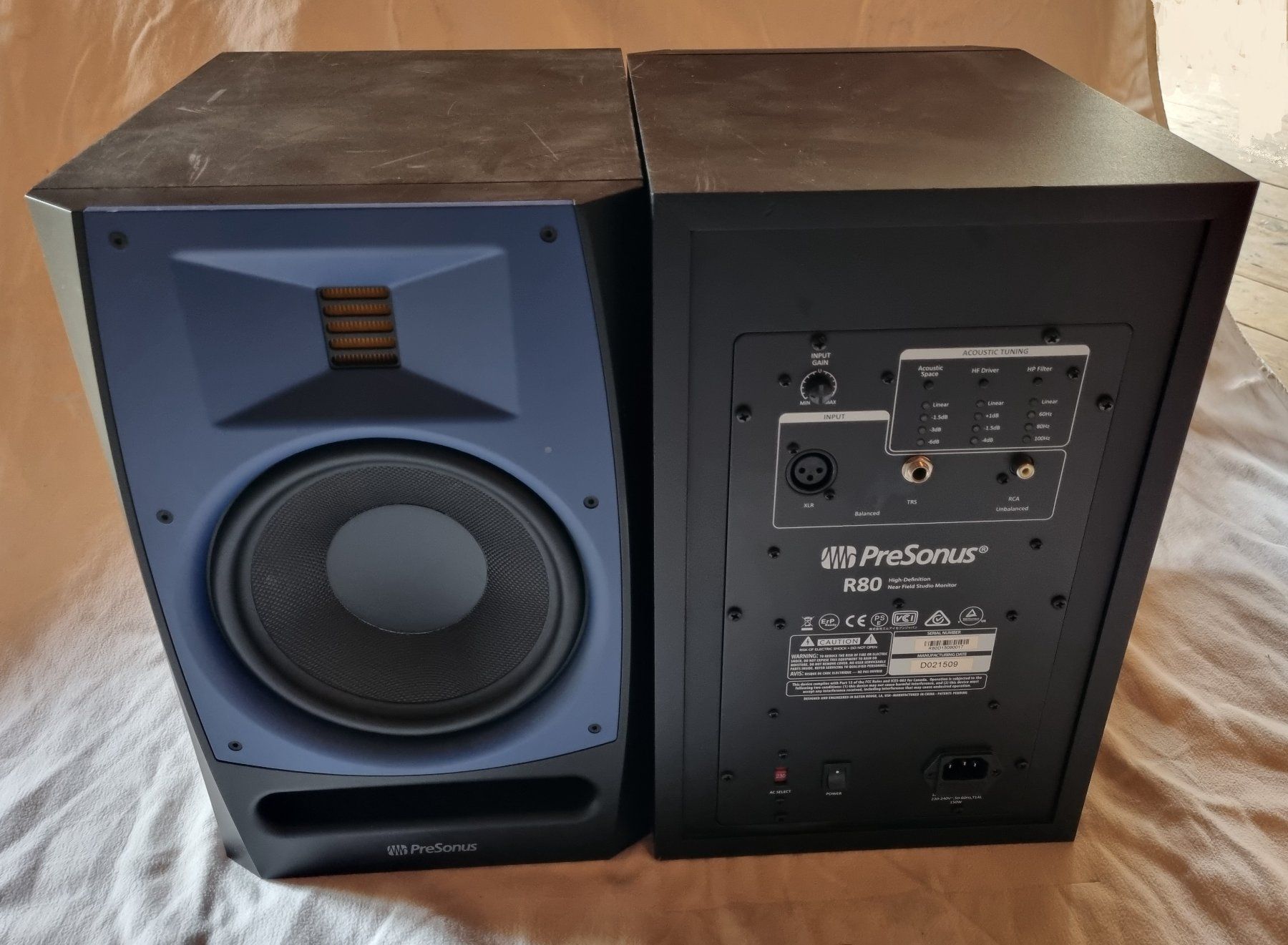 PreSonus Casse acustiche: PRESONUS R 80 Aktiv-Referenzmonitore – Usato da Tuggen venduto da logoplan