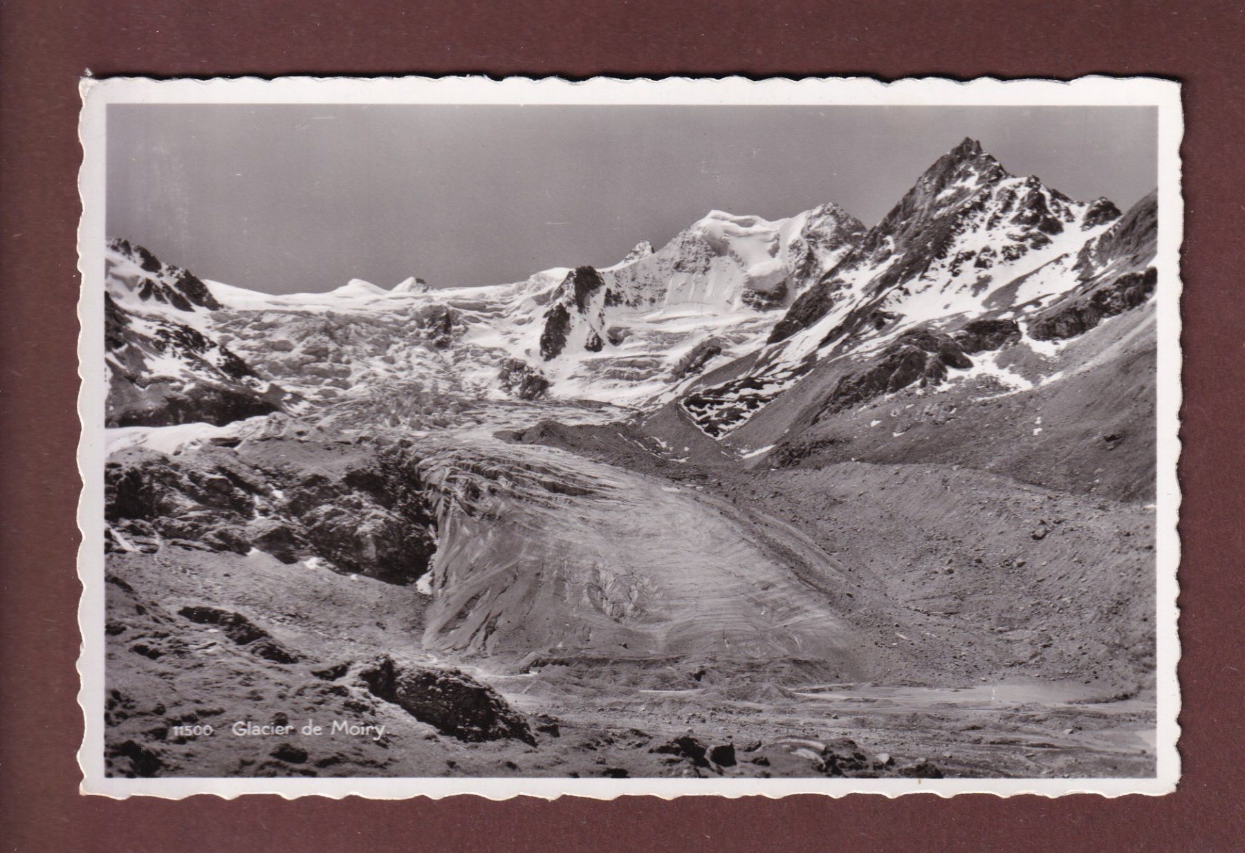 Ansichtskarten: GLACIER DE MOIRY – Gebraucht aus Pully von nicecards-shop