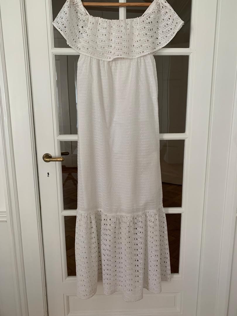 Stefanel Vestiti: White summer dress/ Stefanel/ M – Usato da Genève venduto da Kmattr