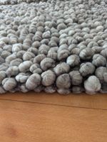 Teppich Set grau meliert hoch 2 Stück