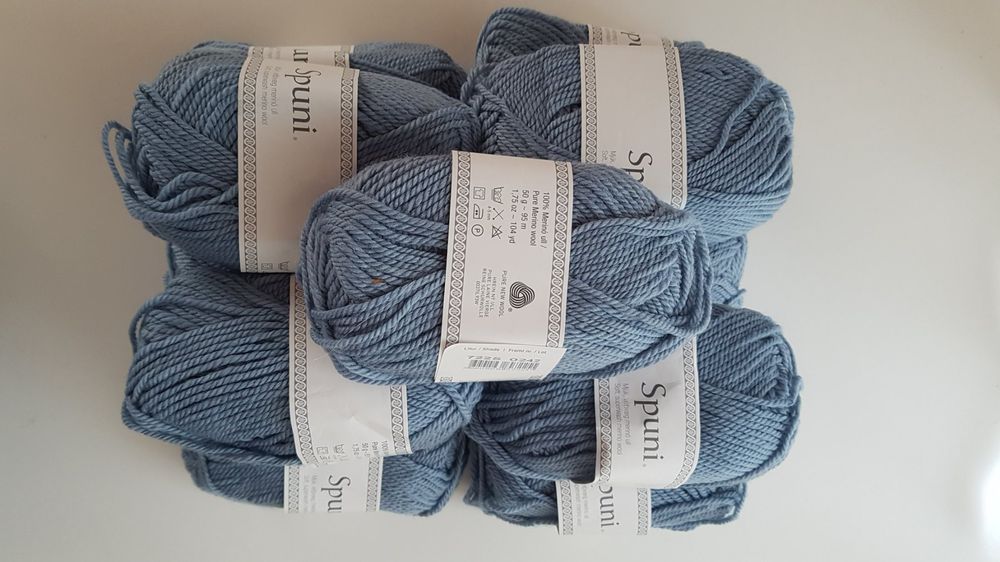 TEHETE Merinowolle Garn 12x50g - 3-lagig Weich Für Pullover & Socken