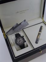 Gio Monaco Geopolis Weltzeituhr mit 2 Karat Diamanten