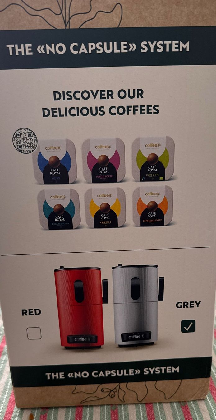Coffee B Macchine per caffè & Macchine per espresso: CoffeeB Horizon Kaffeemaschine, neu grau – Nuovo e nell'imballaggio originale da Winterthur venduto da Yar_vjp8 2