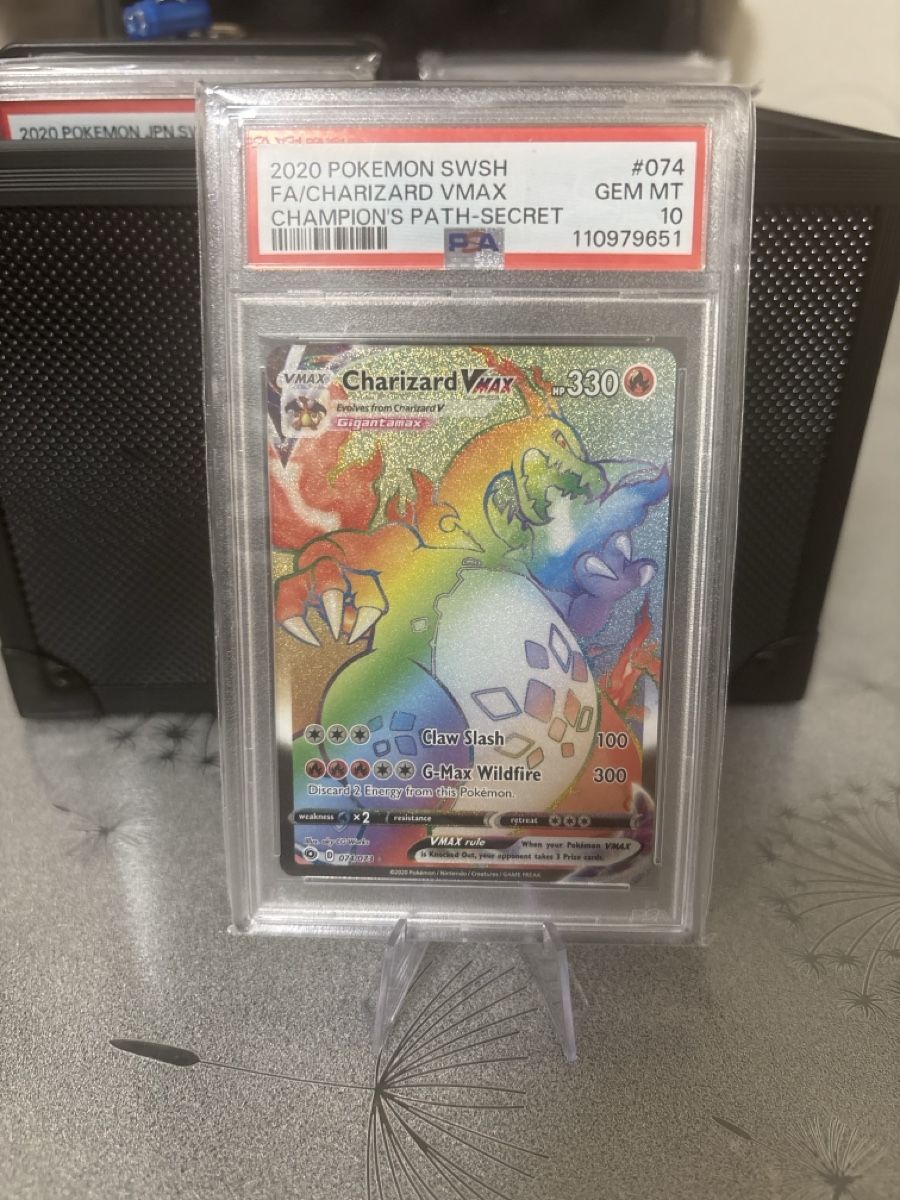 Pokémon Cartes à collectionner: Pokémon Charizard VMAX #074 PSA 10 secret 🤩 – Neuf avec emballage d'origine à Genève par SAQR12