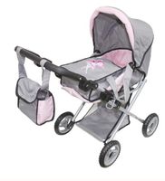 Puppenwagen 3 in 1 Tragetasche, Buggy, Kinderwagen