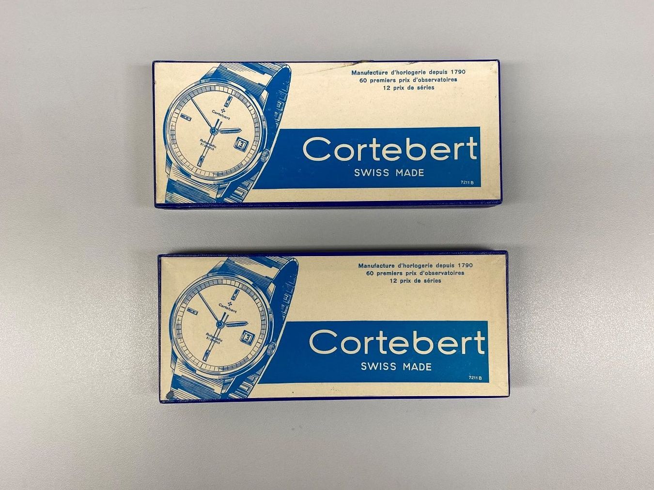 Cortébert Uhren: CORTEBERT Fornituren Box 2 Stück – Gebraucht aus St. Gallen von galluswatches