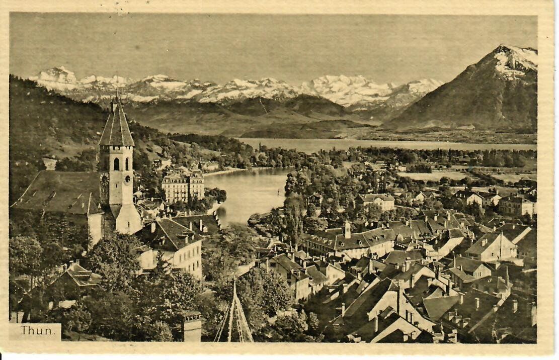 Ansichtskarten: Thun 1911 – Gebraucht aus Hochdorf von Ziegel-16