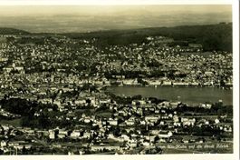Zürich - Blick auf die Stadt + ca. 1927