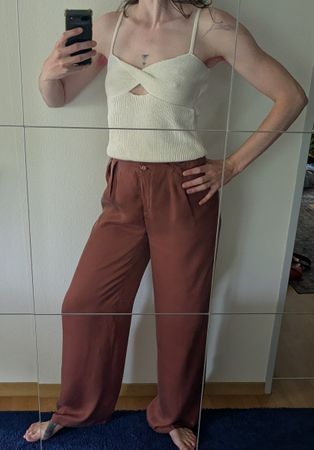 Zara Stricktop weiss Grösse L neu mit Etikett