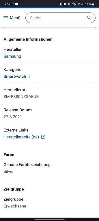 Smartwatch: Samsung Galaxy Watch 4 Classic – D'occasion à Buchs ZH par niciibrownie 2