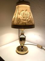 Vintage Lithographie - Tischlampe