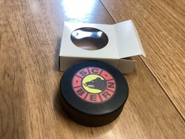 Eishockey Puck SC Bern Bürger King mit Verpackung