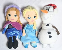 3er Set Disney - Die Eiskönigin Plüsch Figur - Elsa - Simba