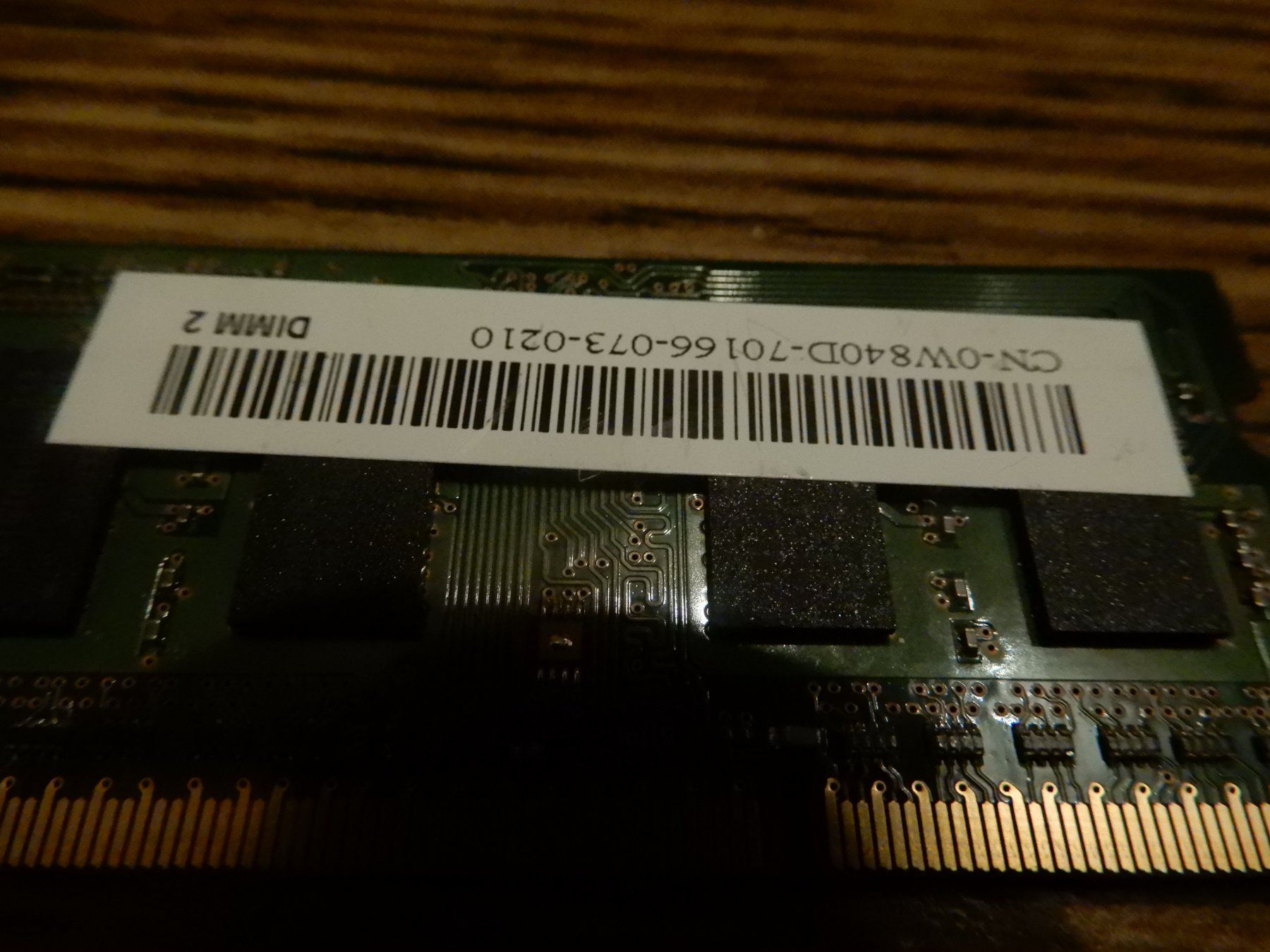 Mémoires / RAM: Samsung 1GB PC3-10600S RAM Modul gebraucht – D'occasion à Worben par MaKo3252 3