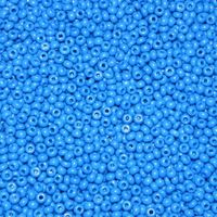 Saatperlen Opaque Pastel Gentian Blue 3mm