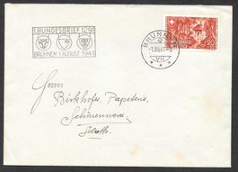 Sonderbrief Pro Patria B14c S. 228 Brunnen 1.8.1941