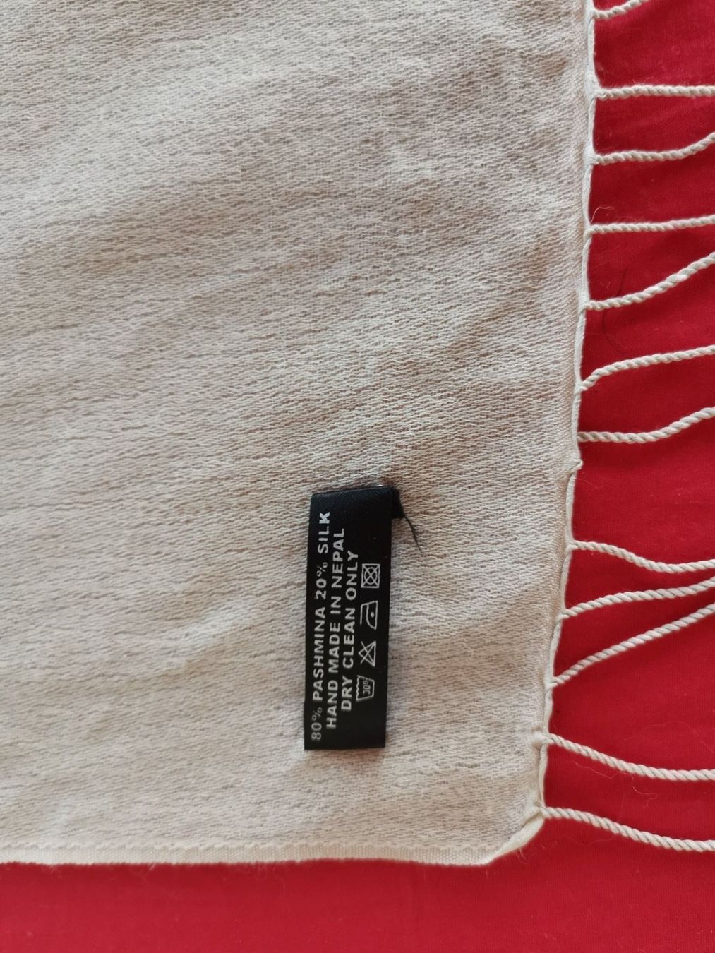 Foulard & Sciarpe: Châle beige clair – Usato da Courtepin venduto da mara_1808 3
