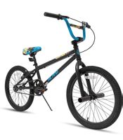 HILAND 20 Zoll Kinderfahrrad BMX Freestyle Schwarz/grün