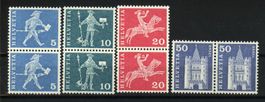 1963–68, Postgeschichtliche Motive/Baudenkmäler Rollenmarken