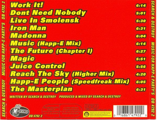 CDs: Search & Destroy Music for HappE Party's – Neu (gemäss Beschreibung) aus Hellikon von Jogi73 1