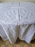 Wunderschöne  Hochzeit Tischdecke, Handarbeit, Leinen