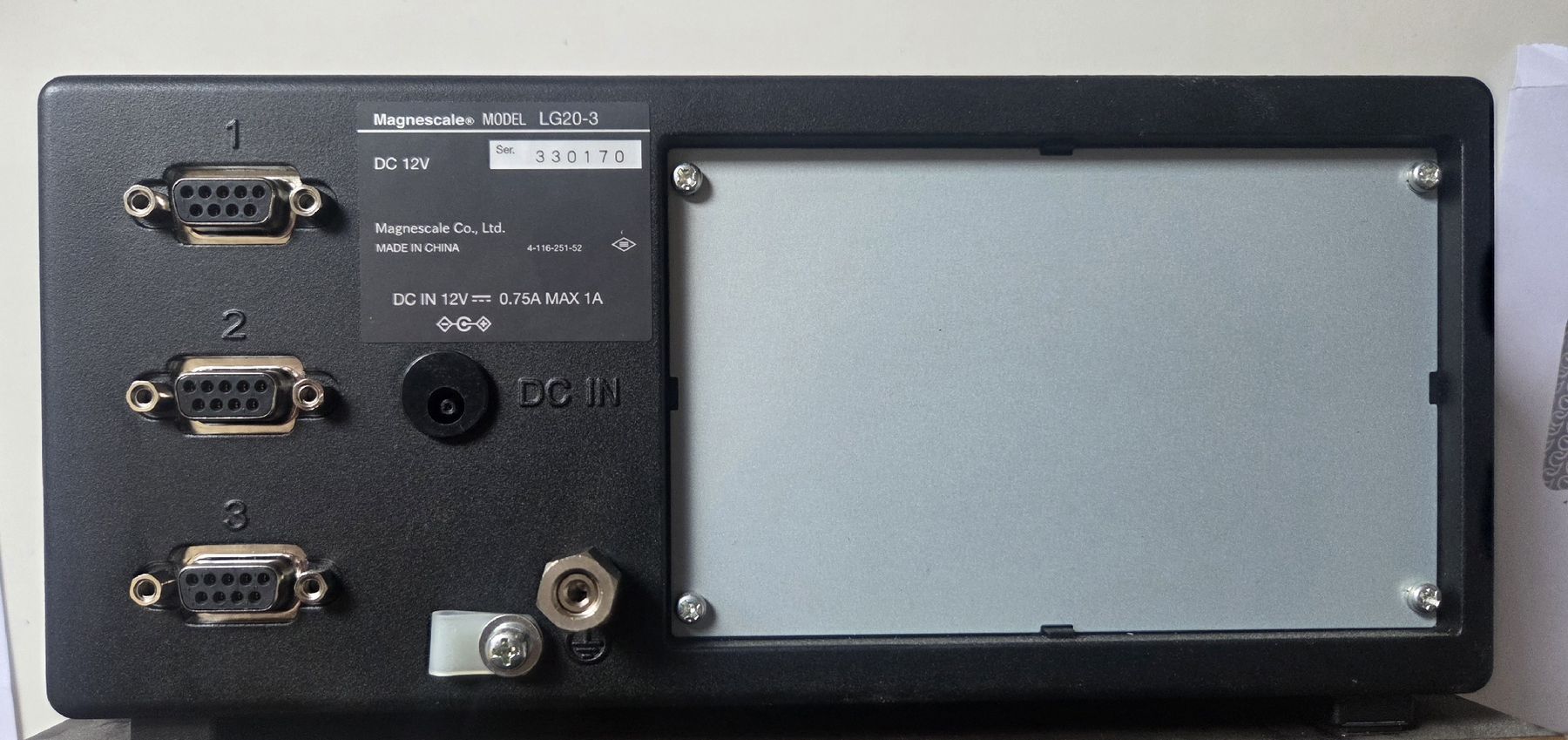 Alimentazione elettrica: Digitalanzeige SONY LG-3 – Usato da Quartino venduto da 123HOBIT 1