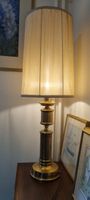 Tischlampe Messing mit Schirm guter Zustand