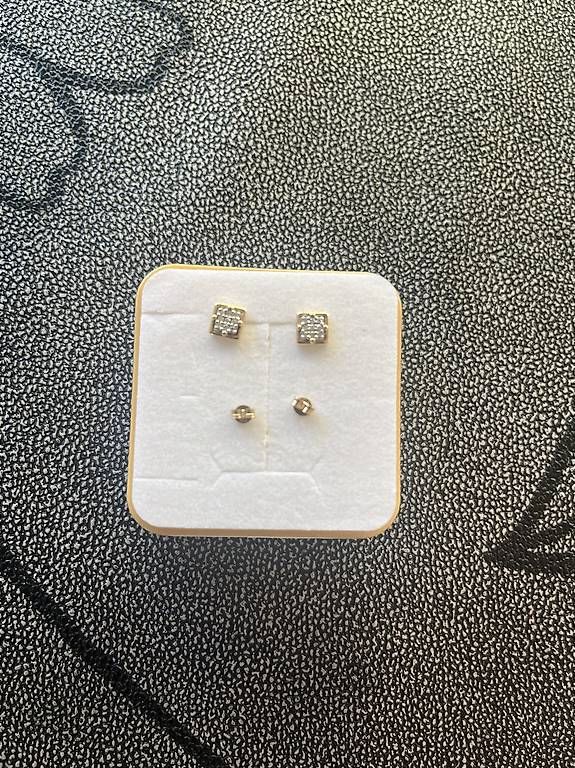 Orecchini pendenti & Orecchini a lobo: Boucles d oreilles en or 18ct et diamants – Usato da Fully venduto da Sassa68 1