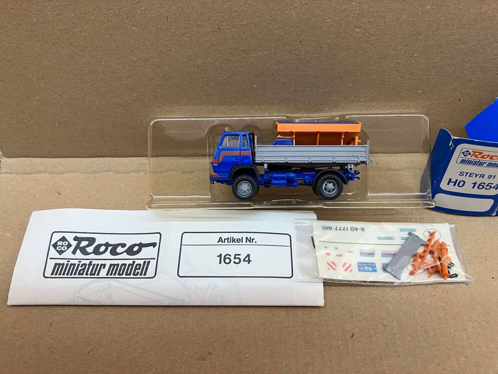 Steyr Modellautos: Roco H0 1654 Steyr 91 Kipper mit Streuaufsatz – Gebraucht aus Neuendorf von sitek071 5