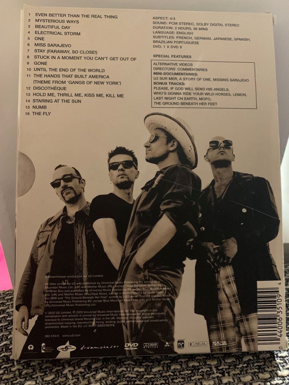 Tutti i DVDs: U2 dvd – Nuovo (secondo la descrizione) da Bienne venduto da discogs.j 1