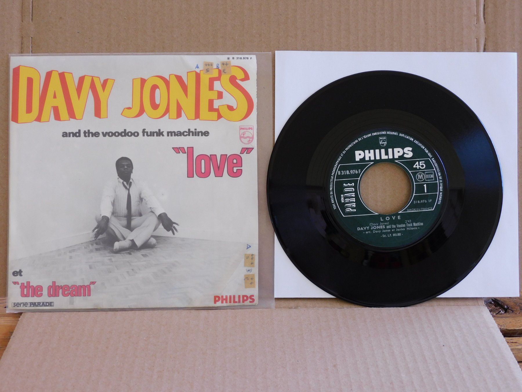 Dischi in vinile: Davy Jones – Love / The Dream – Usato da Emmenbrücke venduto da lamorak