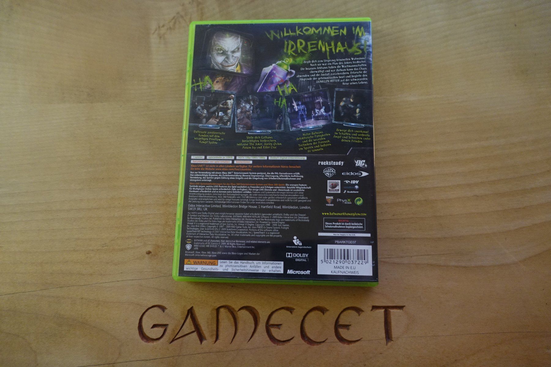 Microsoft Giochi: Batman: Arkham Asylum – Usato da Steinach venduto da Gamecet 2