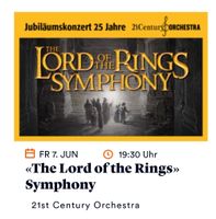 Lord of the rings concert - KKL Luzern