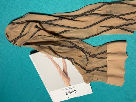 Wolford collant con linee nuovo, taglia S/M