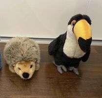 Plüschtiere Igel Tukan Kuscheltier