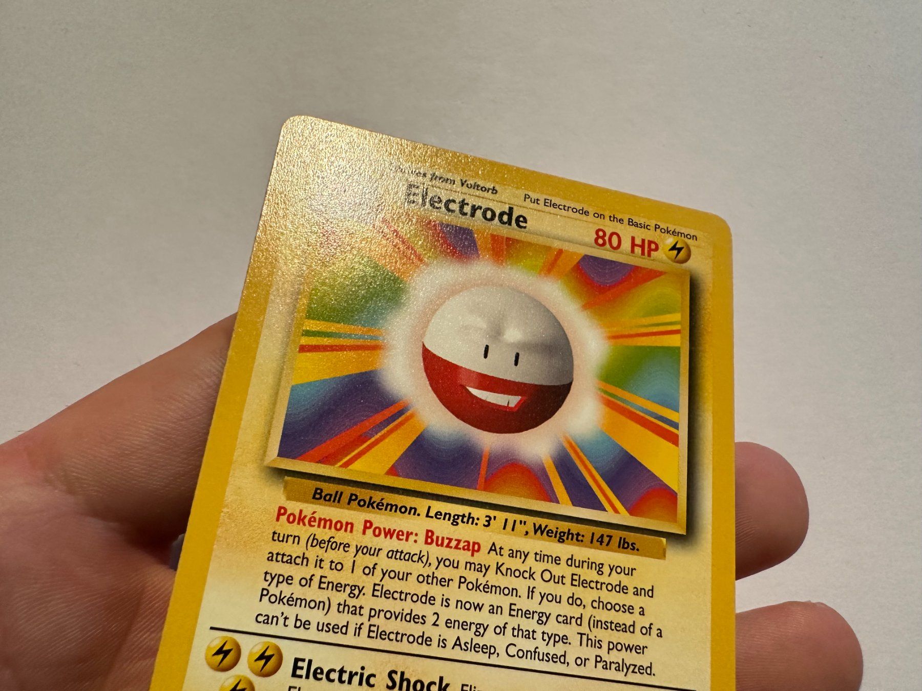 Pokémon Carte collezionabili: Electrode non holo Base EN – Usato da Hagendorn venduto da Pokecollectorch 3